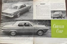 1963 Dodge Dart Introduction 2 Pg Article 270 Gt