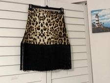 Ballroom Dance Women  s Latin leopard print skirt, size: Small