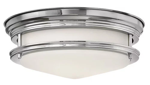Hinkley 3302CM Hadley 2-Light Flush Mount in Chrome Finish - Picture 1 of 2