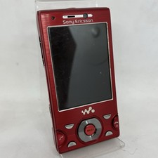 Sony Ericsson W995 Sliderhandy in Rot (Neuwertiger aber defekter Zustand)