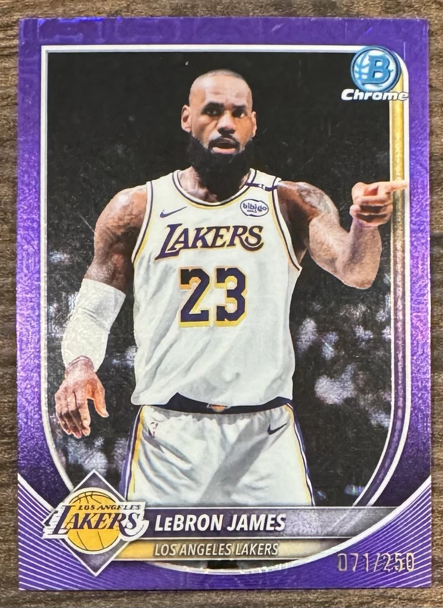 Bowman LeBron James Basketball Sports Trading Cards & Accessories