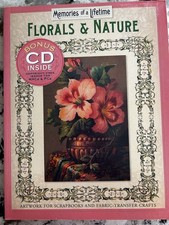 Memories of a Lifetime: Florals Nature: Artwork for Scrapbooks Fabric