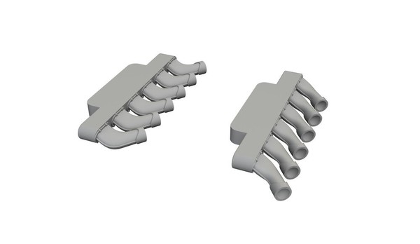 Eduard Accessories 6481209 - 1:48 Spitfire Mk.Ix Exhaust Stacks Rounded Print Fo-image