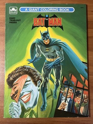 Batman Giant Coloring Book #3276 1989-Joker-Riddler-Cat Woman