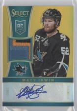 2013 Panini Select Rookie Jersey Gold Prizm 5/10 Matt Irwin #235 Patch Auto 0c3