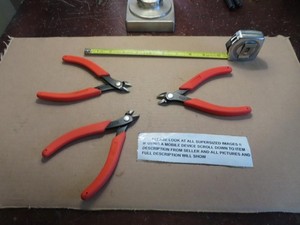 3 PC LOT XURON 2175 6" MAXI SHEAR FLUSH CUT CUTTERS AIRCRAFT TOOL SHARP