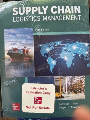 Supply Chain Logistics Management 5th Bowersox Instructor Evaluation