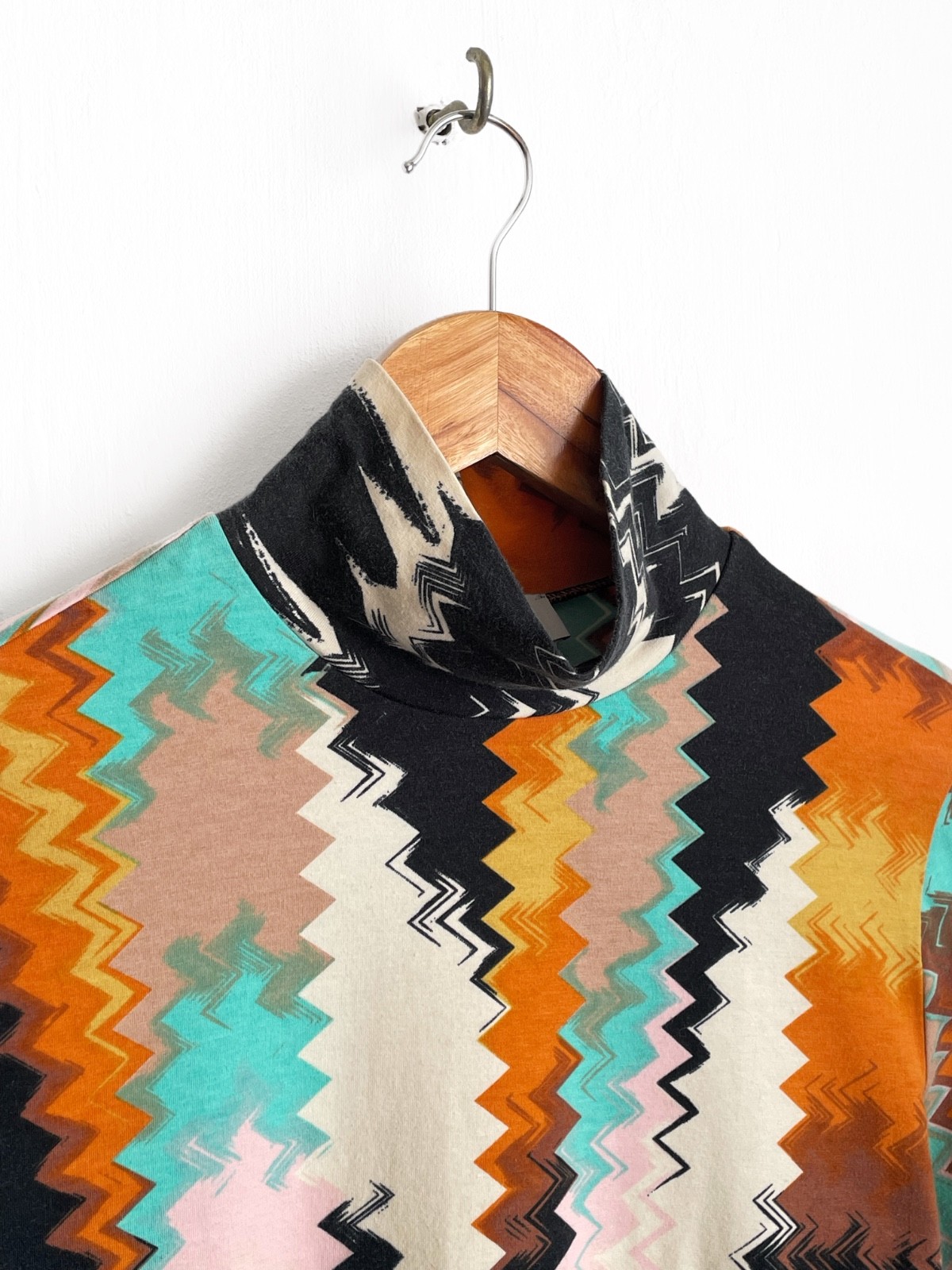 Missoni Multicolor Zigzag Pattern Long Sleeve Top… - image 6