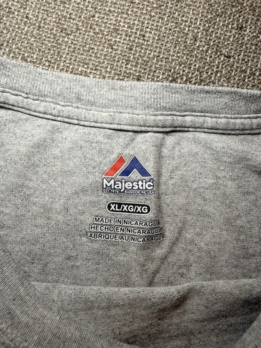 Chicago Cubs Baseball 2016 World Series Champions Gray MLB T-Shirt Men's Sz XL - Picture 4 of 7