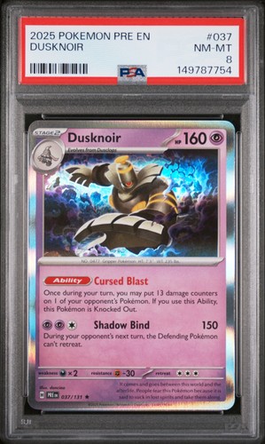 Dusknoir graded PSA 8 for sale on eBay