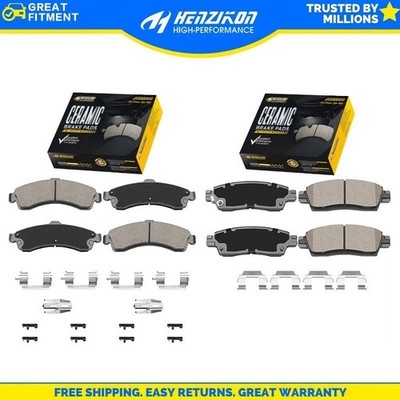 Front Rear Ceramic Brake Pads for Buick Rainier Trailblazer Envoy Ascender SSR