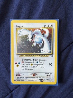 Lugia Neo Genesis Holo Rare 9/111 Pokémon Card English 2000 | eBay