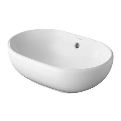 Duravit Design Classics 19-1/2 Oval Ceramic Vessel Bathroom Sink with