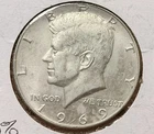 1969-D Kennedy Half Dollar 40% Silver Coin