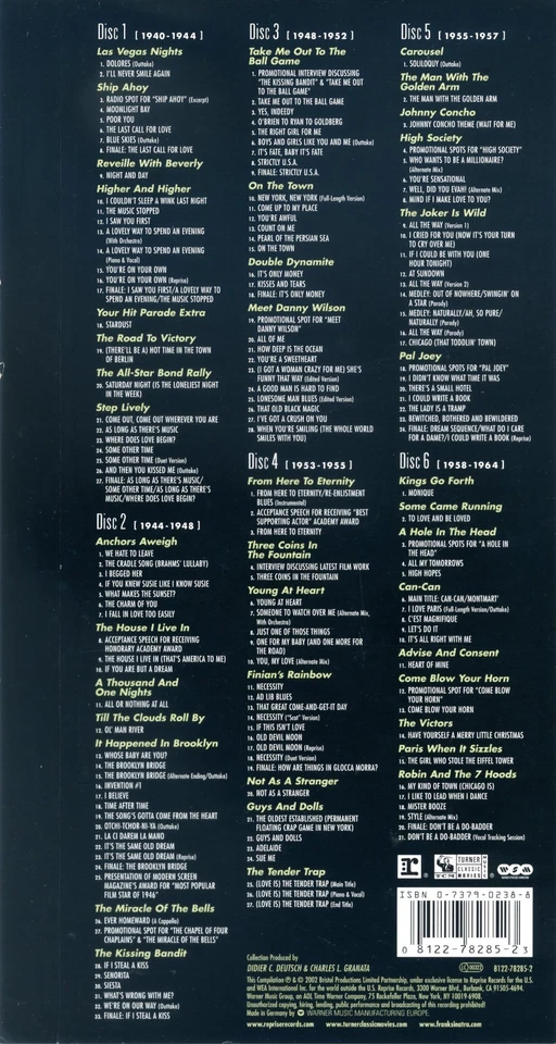 Frank Sinatra: In Hollywood - Box-Set mit 6 CDs und gebundenem Hardcoverbuch - Bild 2 von 2