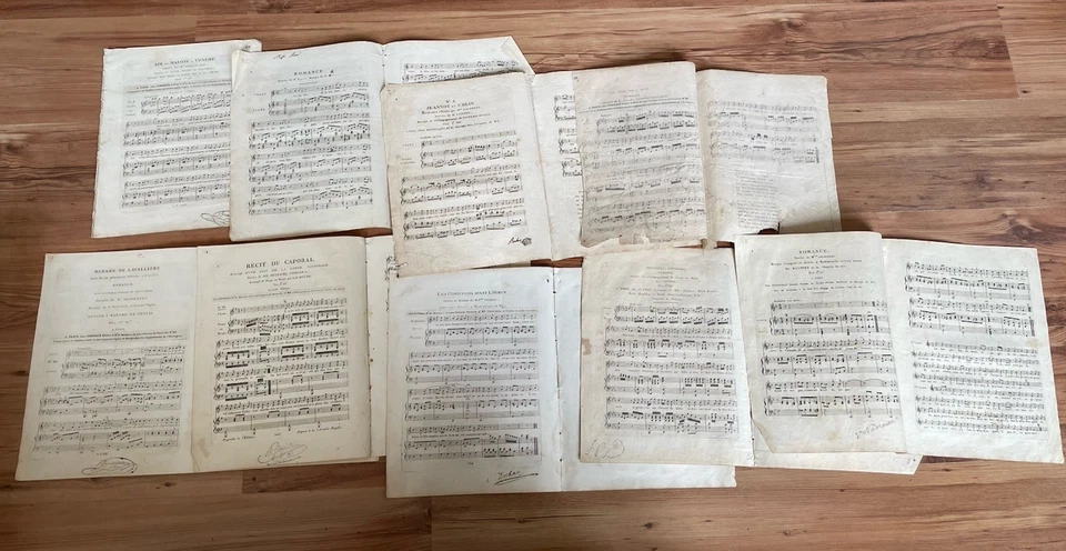 ROMANCES Wacher Gatayes Bouffet Nicolo Dalayrac Partition piano - Photo 1/4