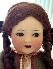 Antike Massekopf-Puppe- Franz Schmidt- 20 er Jahre - 45 cm