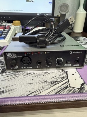 Steinberg UR12 USB Audio Interface 24bit 192kHz 1xXLR 1xTS Hi-Z