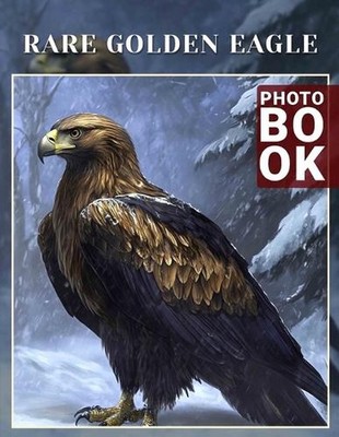Rare Golden Eagle Photo Book: Explore Majestic Golden Eagle Personalities With 4