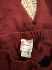 Hannah Anderson 12-18 Months Two Piece Set Maroon Apples Girls — photo 5