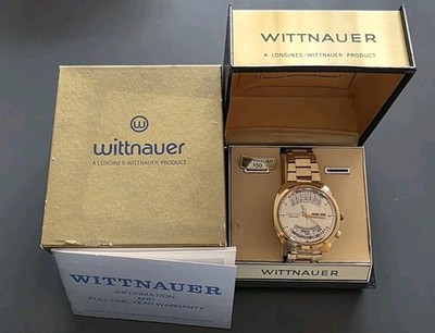 Longines - WITTNAUER 2002 Ewiger Kalender, Automatic, Tag und Datum um 1970, 