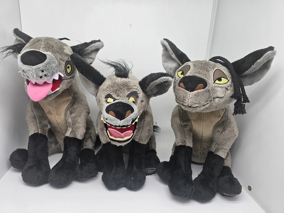 Disney Ed Villains Hyena Shenzi Lion King Plush Toys 14" Set 3 - Image 2 of 3