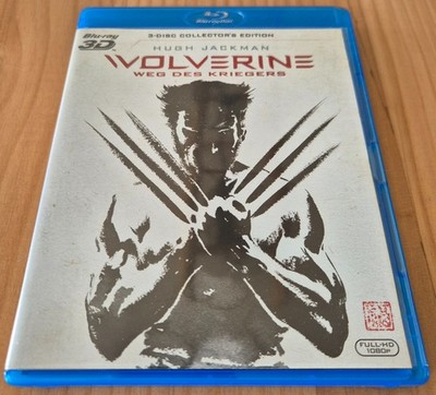 BLU-RAY - WOLVERINE - WEG DES KRIEGERS - 3 DISC COLLECTORS - 2D & 3D - WIE NEU