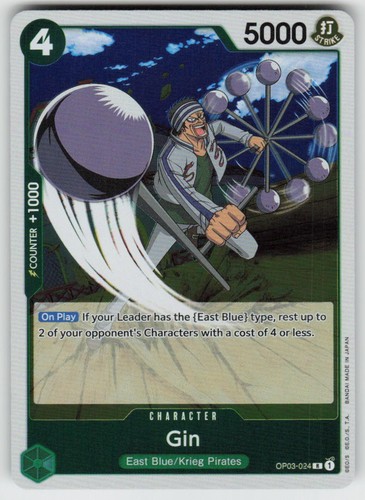 Gin OP03-024 Pillars of Strength Foil Rare One Piece TCG