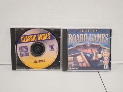 2 -Hoyle Game Lot - PC CD-ROM Board Puzzles Word Games Vintage PC Com