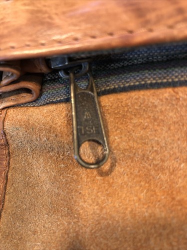 Made in Italy TSF Vintage Genuine Leather Small Crossbody Wallet Purse Bag - Picture 4 of 5