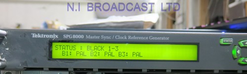 Tektronix spg8000 master SPG with composite, SDI, HD, GPS, word clock, BB - Picture 17 of 22