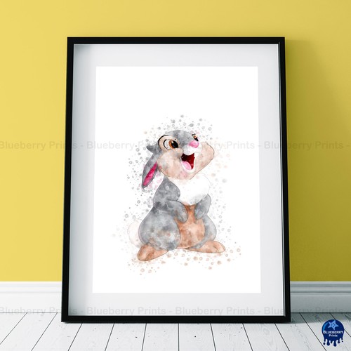 Disney Bambi / Pan Childrens Bedroom Wall Art Poster Print Picture Gift A5 A4 A3 - Picture 2 of 7