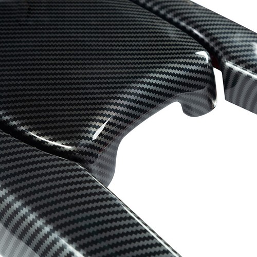 Fit Honda Civic 2016-2021 Interior Central Armrest Box Panel Carbon Fiber Black - Picture 12 of 17