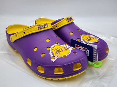 Crocs NBA Los Angeles Lakers Classic Clog Men's Size 15