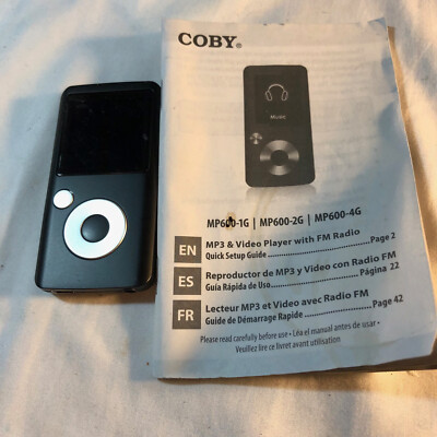COBY MP600-2G  MP3 & Video Player With FM Radio w/color display