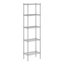 Regency 14" Wide NSF Chrome Wire 5-Shelf Kit with 86" Posts WS-460EC1424K85