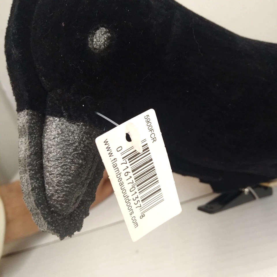Crow Hunting Decoy 16" Flambeau Products NWT Black Raven Halloween Prop NOS - Image 3 of 4
