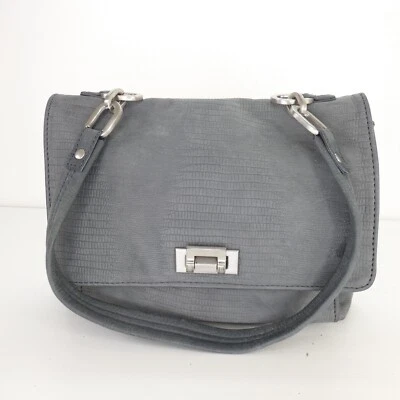 Ba&sh Sac à Main Cuir Épaule Fausse Crock Pour La Redoute Rabat Sur Selle Bag - Photo 1/4