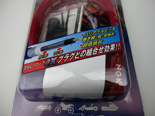 Honda Monkey NGK power cable Plug cord L3R red New Japan - Picture 2 of 4