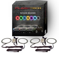RGB Multi Color Changing LED Halo kit for 2009-2014 Nissan Maxima Headlights