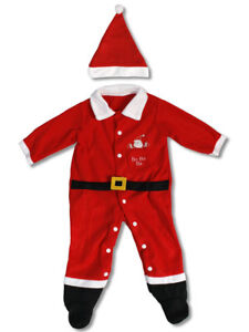 Vestito Natalizio Per Bambini Con Cappellino Tutina Di Babbo Natale Per Neonato Ebay