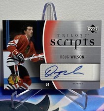 2006-07 Upper Deck TRILOGY Hockey DOUG WILSON #TS-DO SCRIPTS AUTO SP