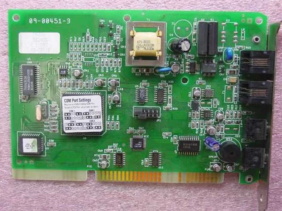 Practical Peripherals 16-Bit ISA Voice Fax Modem Card with Audio Ports 5624US - Image 3 of 4
