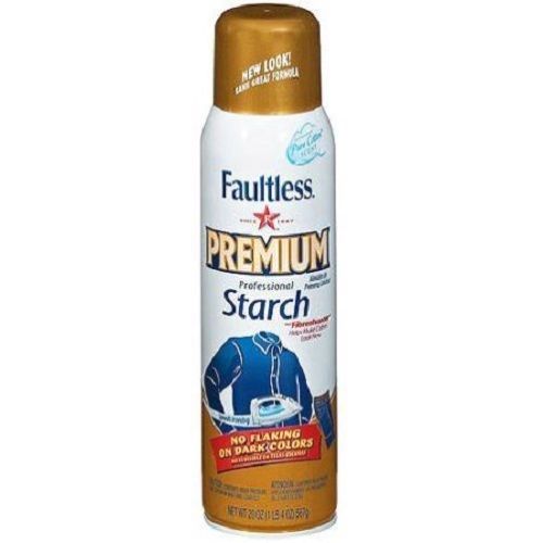 1 faultless premium professional starch spray 1lb 40z w/ fiber