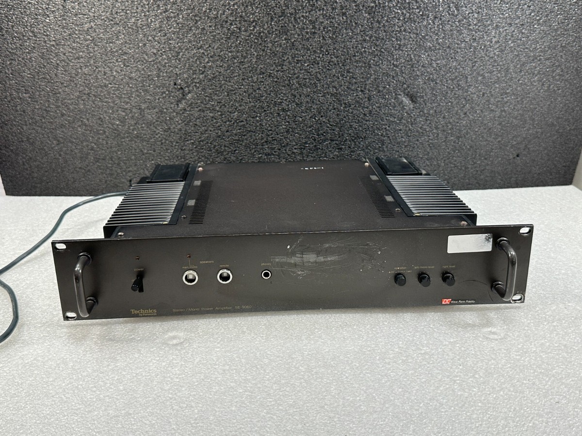 Technics Power Amplifier Se-9060 60A Operation Item MISSING
