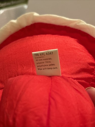 Vintage Santa Claus Nylon Plush Christmas 90s Hallmark Stuffed Parachute Toy Vtg - Picture 7 of 8