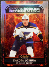 2021-22 21/22 Platinum Hot Magma ROOKIE #242 Dakota Joshua St. Louis Blues / 499