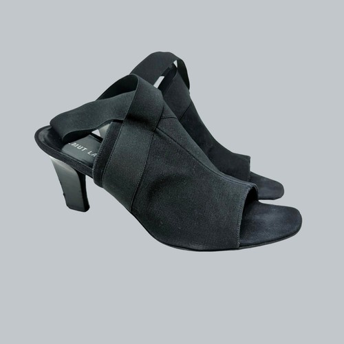 Vintage Helmut Lang schwarze Heels 9,5 offene Zehenpartie - Bild 2 von 13