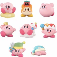 8pcs Set 2.6" Kirby PVC Action Figure Toys Anime Collection Doll Model Gifts