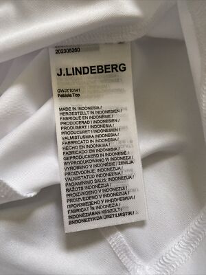 J Lindeberg Women's FABIOLA Golf Polo GWJT10141 0000 White